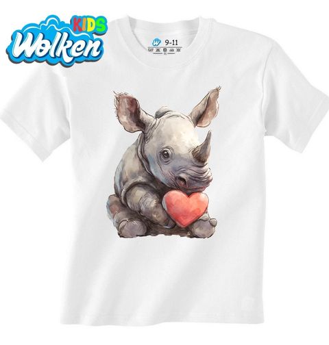 Obrázek produktu Dětské tričko Mládě Nosorožce se Srdem