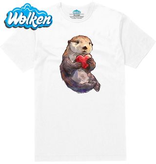 Pánské tričko  Mládě Vydry se Srdcem.jpg