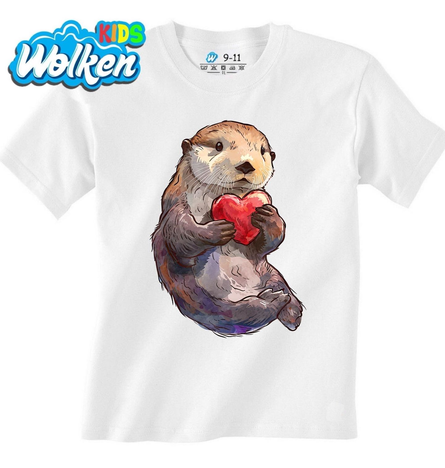 Dětské tričko Mládě Vydry se Srdcem.jpg