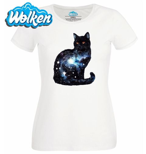 Obrázek produktu Dámské tričko Černá Kočka a Nekonečný Vesmír