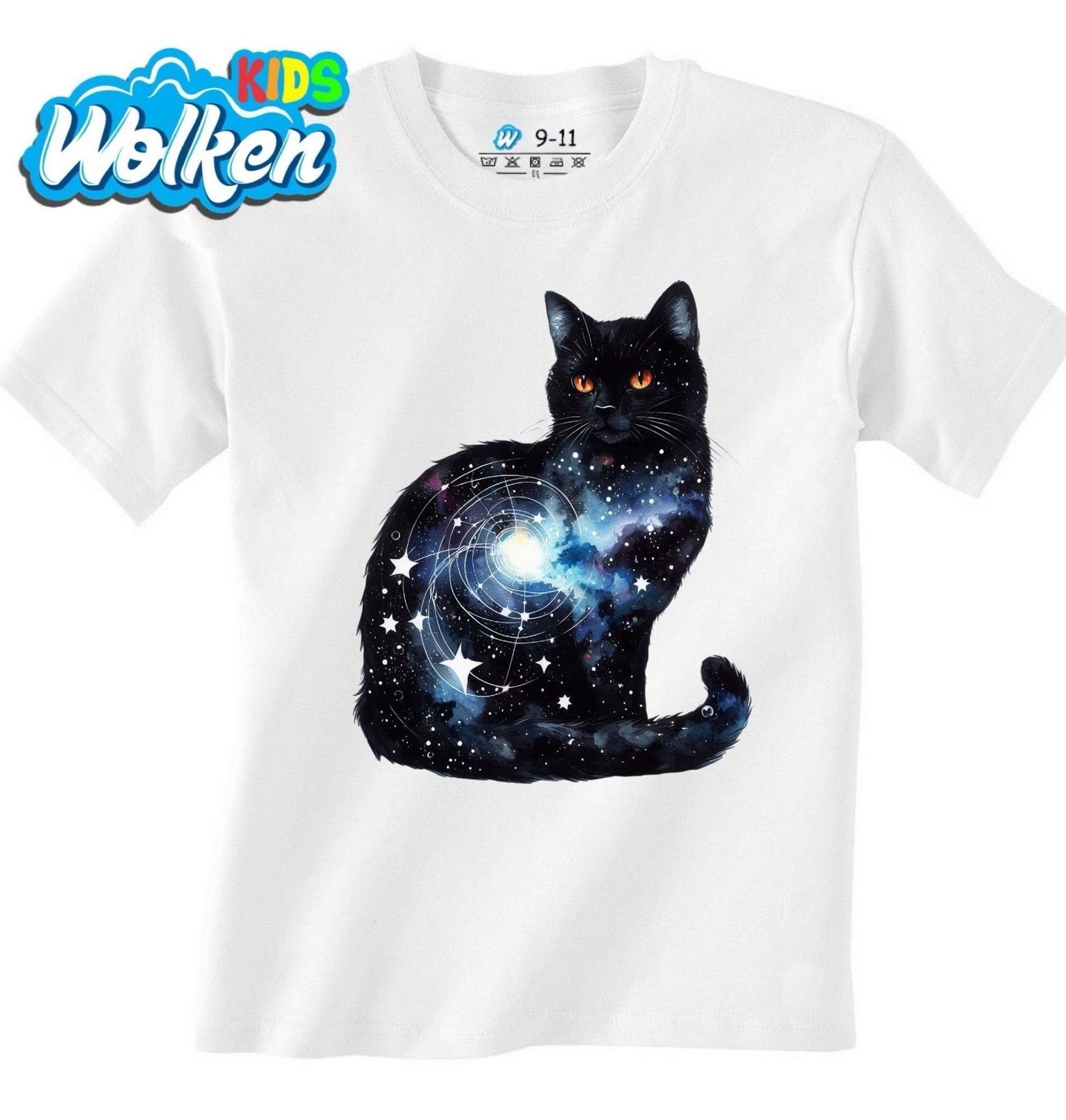 Dětské tričko Černá Kočka a Nekonečný Vesmír.jpg