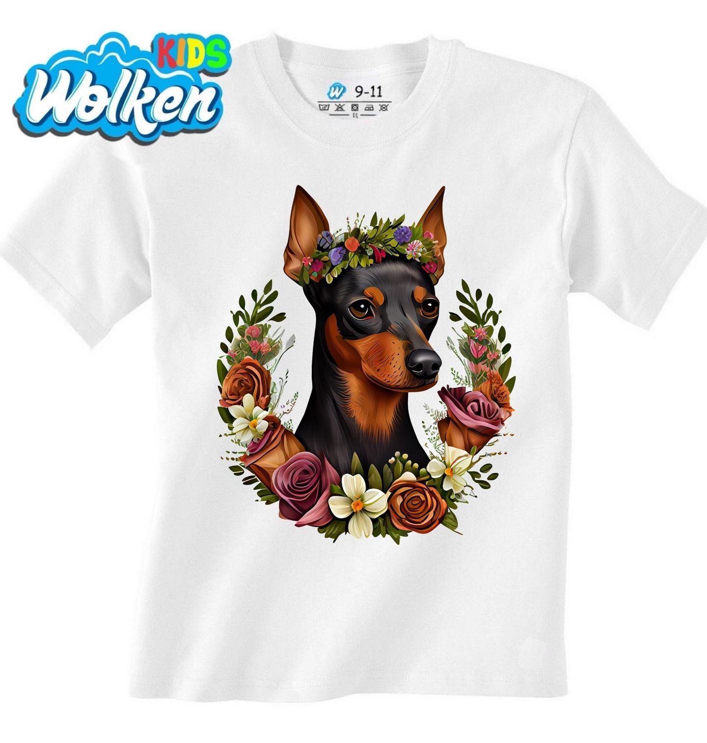 Dětské tričko Trpasličí pinč v Květinovém Věnci.jpg