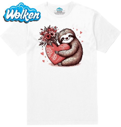 Obrázek produktu Pánské tričko Zamilovaný Lenochod se Srdcem