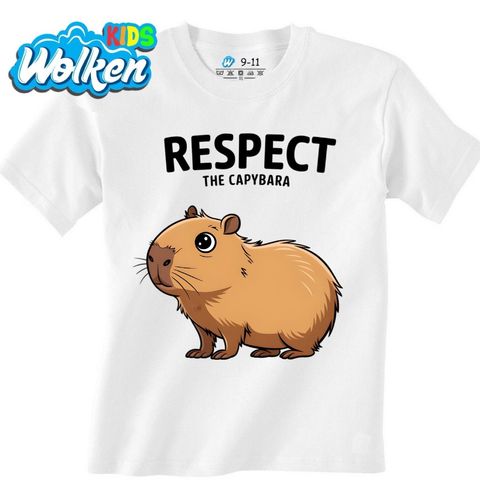 Obrázek produktu Dětské tričko Respektuj Kapybaru Respect the Capybara