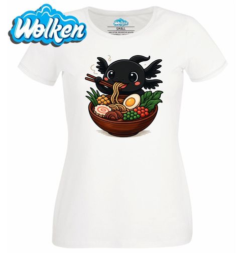 Obrázek produktu Dámské tričko Černý Axolotl a Ramen