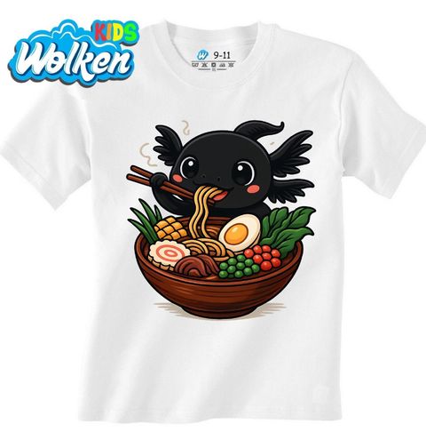 Obrázek produktu Dětské tričko Černý Axolotl a Ramen