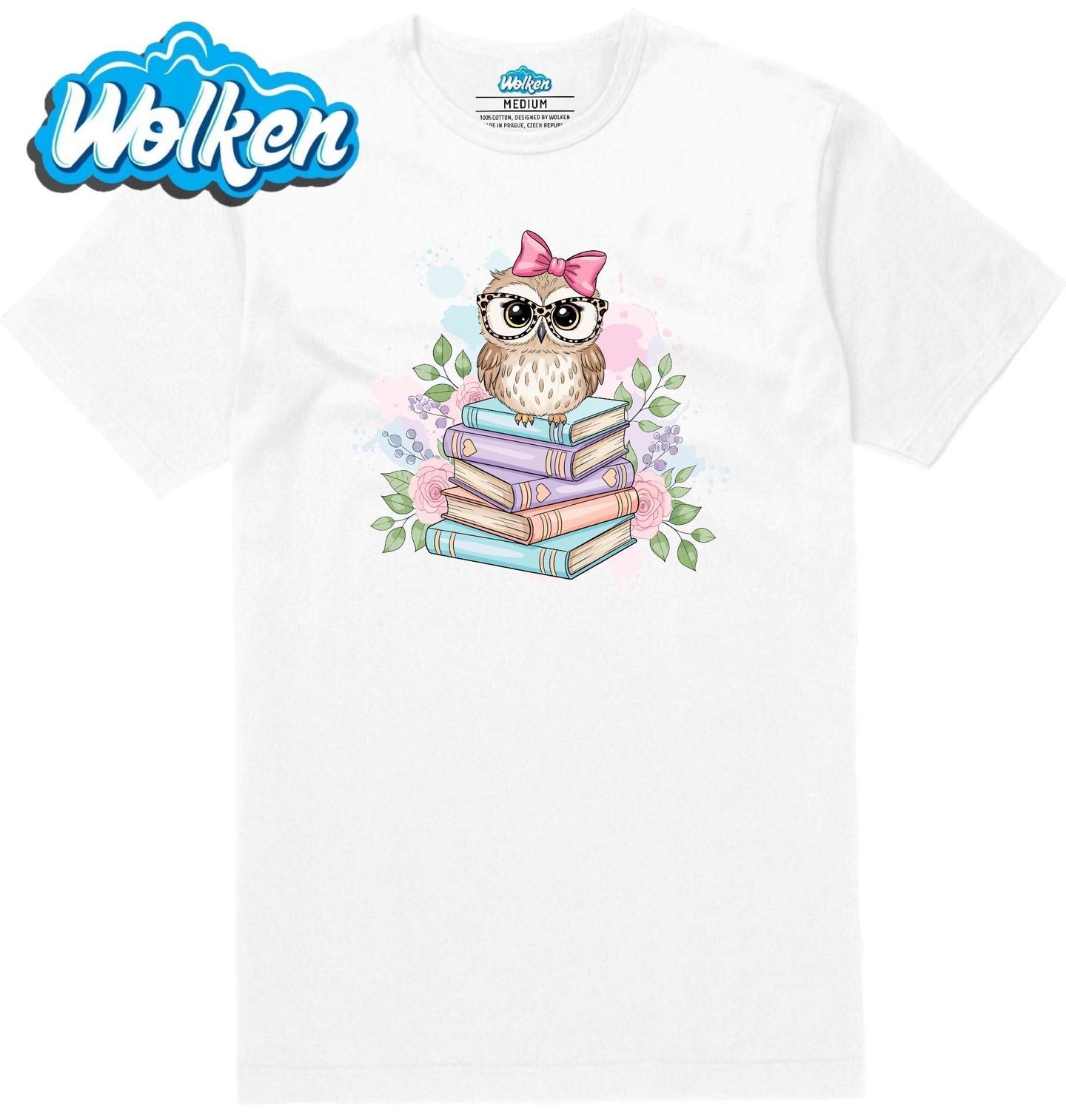 Pánské tričko  Moudrá Sova na Knihách.jpg