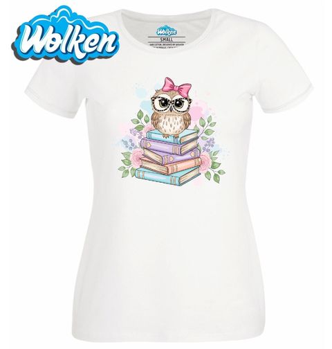Obrázek produktu Dámské tričko Moudrá Sova na Knihách