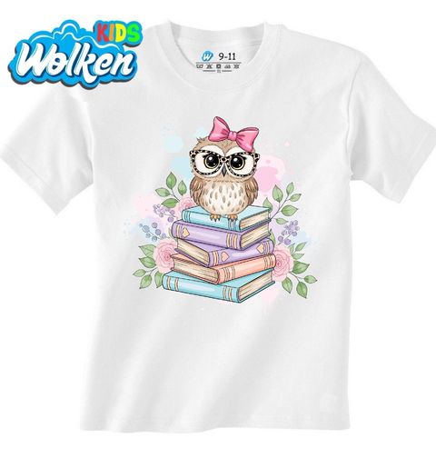 Obrázek produktu Dětské tričko Moudrá Sova na Knihách