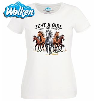 Dámské tričko  Jen holka, co miluje koně.jpg