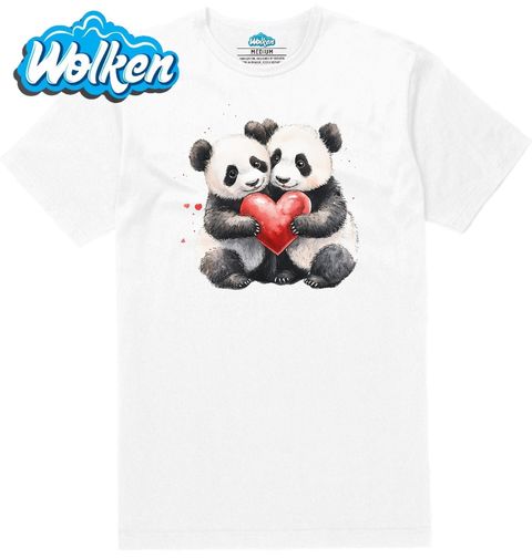 Obrázek produktu Pánské tričko Pandy se Srdcem