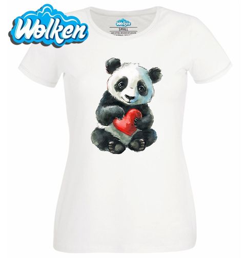 Obrázek produktu Dámské tričko Mládě Pandy se Srdcem