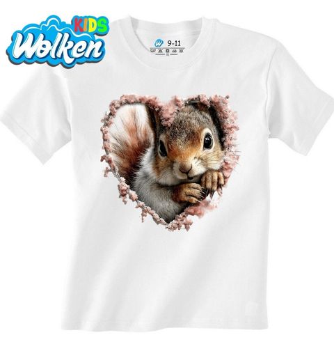 Obrázek produktu Dětské tričko Veverka v Srdci