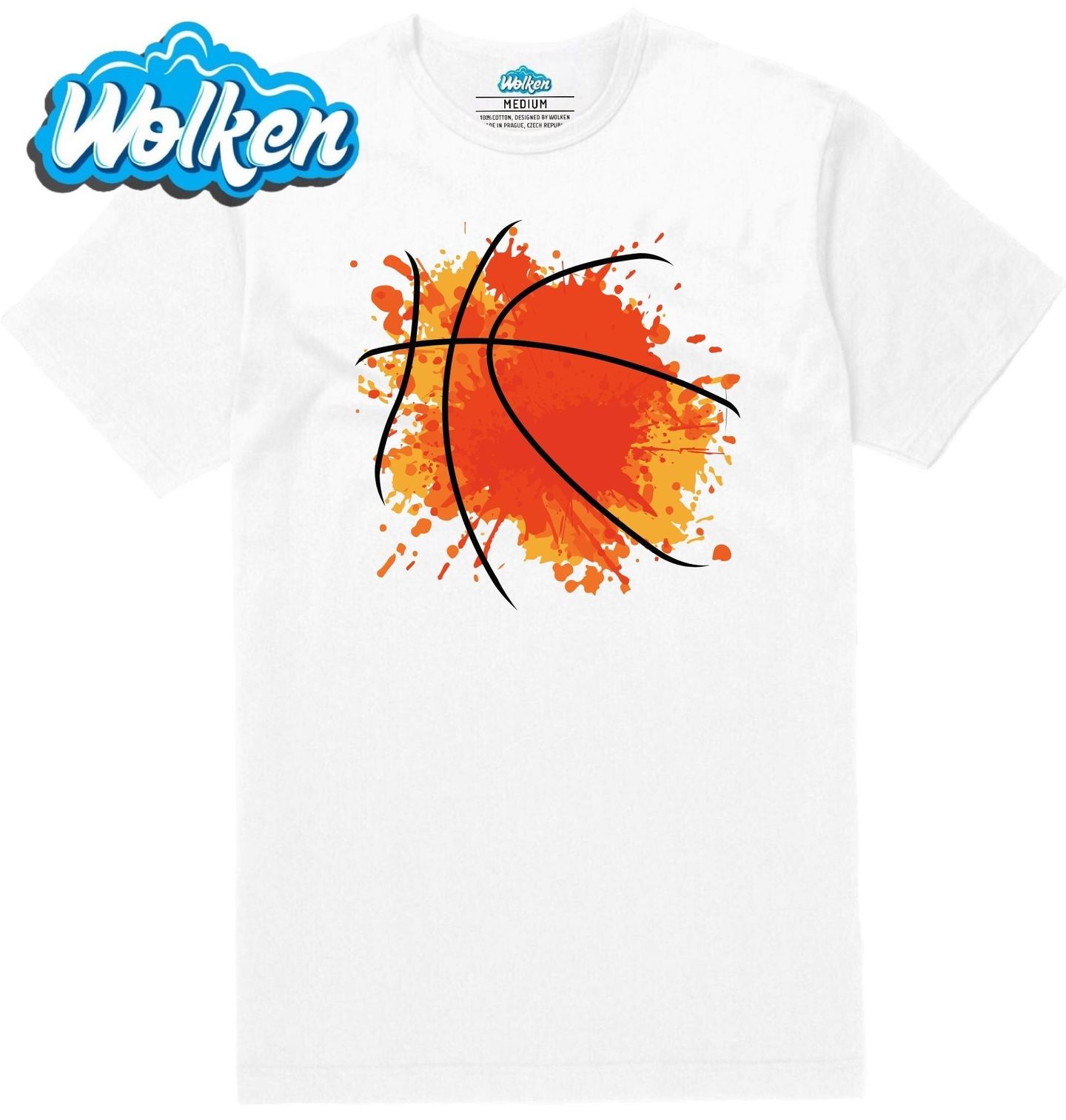 Pánské tričko  Abstraktní Basketbalový Míč.jpg