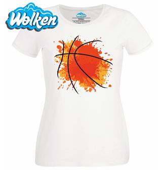 Dámské tričko  Abstraktní Basketbalový Míč.jpg