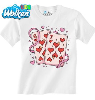 Dětské tričko Srdcové Karty 67 Six Seven.jpg