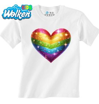 Dětské tričko Duhové Třpytivé Srdce.jpg