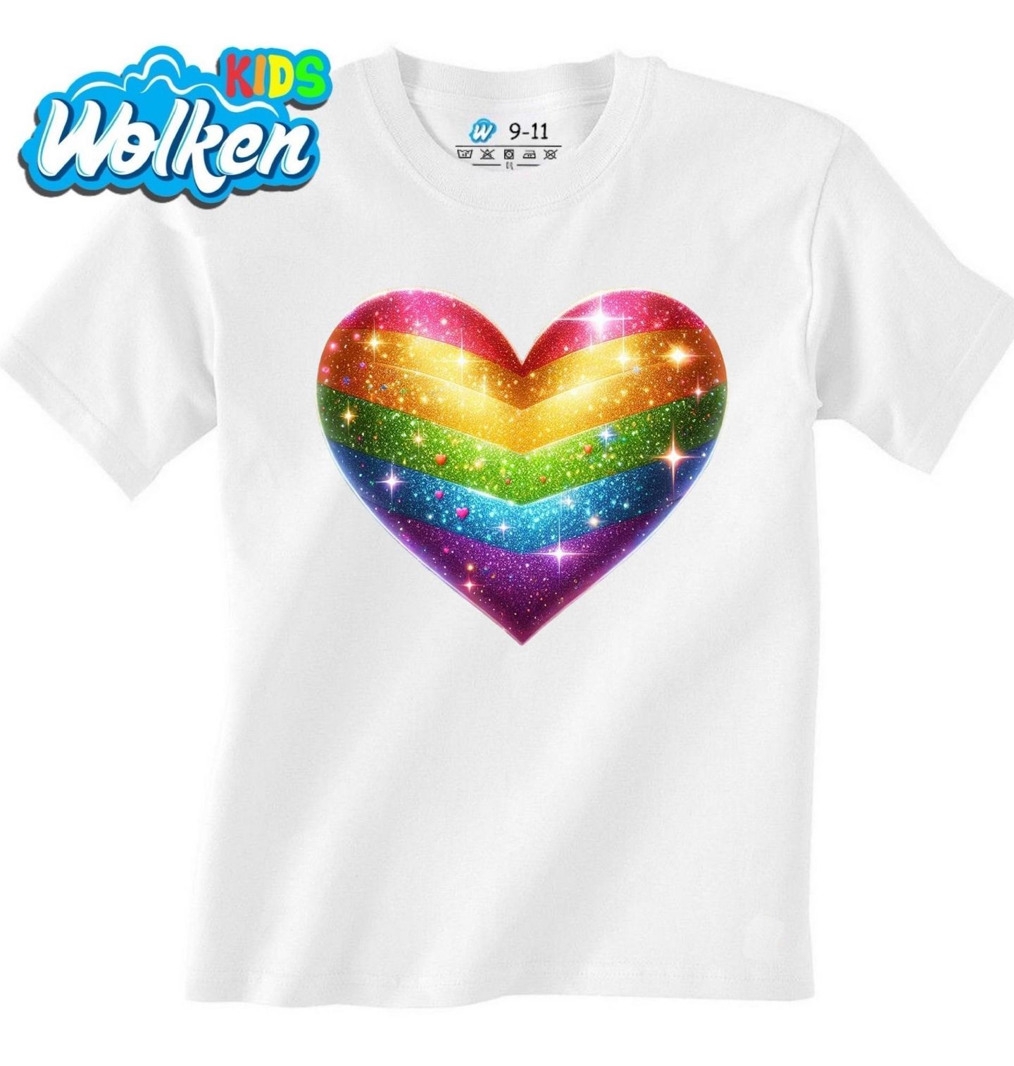 Dětské tričko Duhové Třpytivé Srdce.jpg