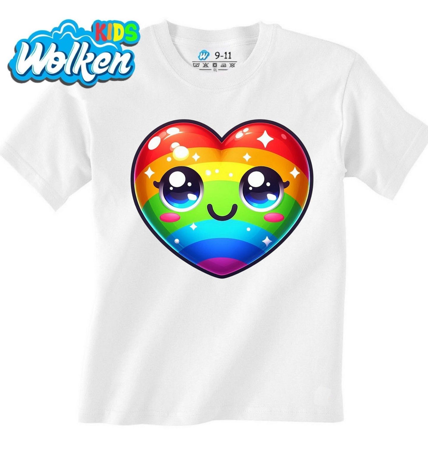 Dětské tričko Duhové Srdíčko.jpg