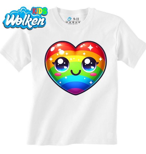 Obrázek produktu Dětské tričko Duhové Srdíčko