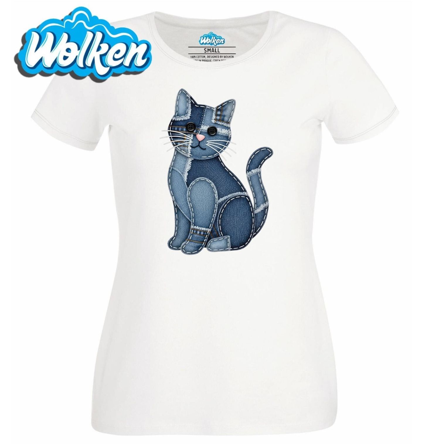 Dámské tričko  Džínová Kočka.jpg