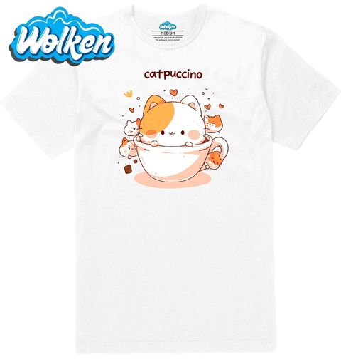 Obrázek produktu Pánské tričko Kočičí Cappuccino Catpuccino