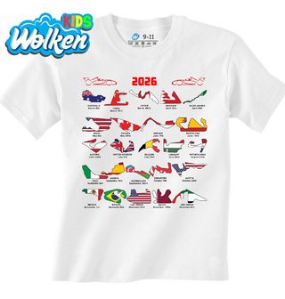 Dětské tričko Kalendář Závodů Formule 1 2026.jpg