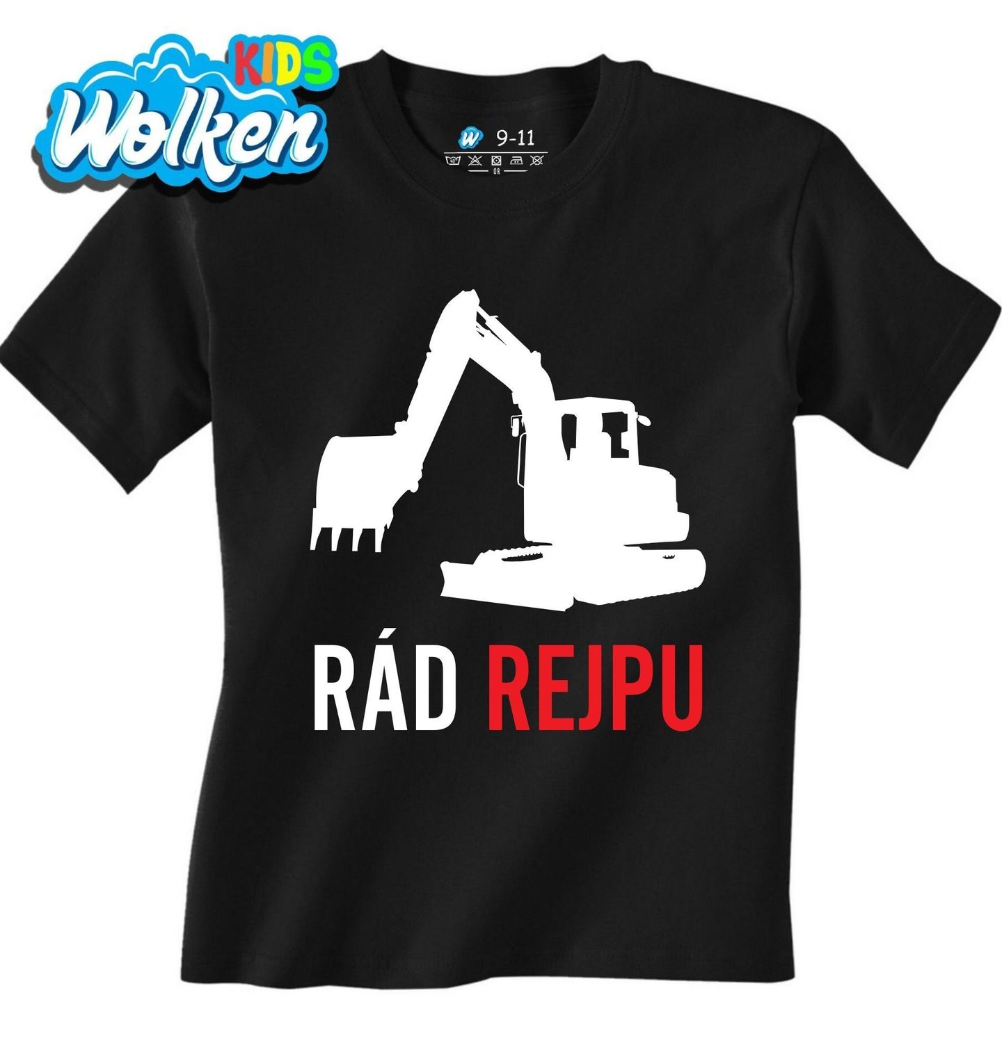 Dětské tričko Rád Rejpu Bagr.jpg