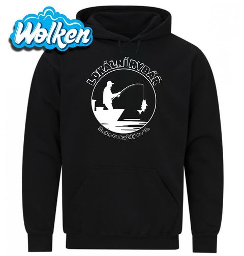 Obrázek produktu Pánská mikina Lokální Rybář Znám tu každý kout