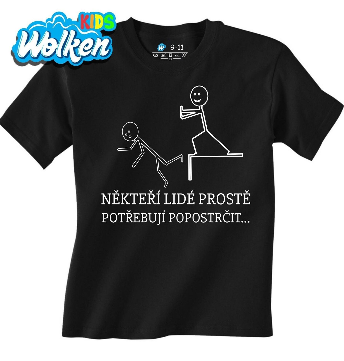 Dětské tričko Někteří lidé prostě potřebují popostrčit….jpg