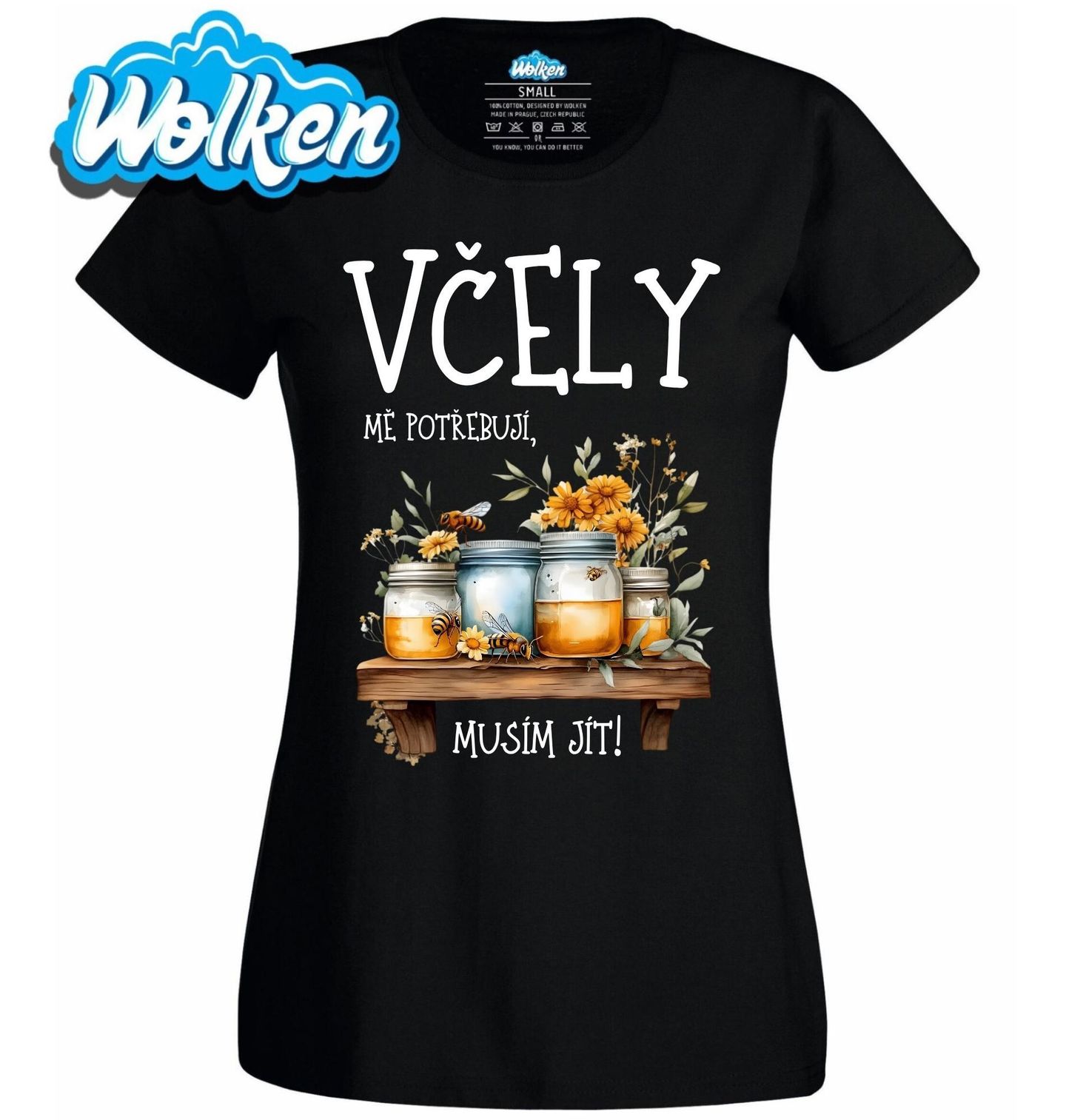 Dámské tričko Včely mě potřebují, musím jít!.jpg