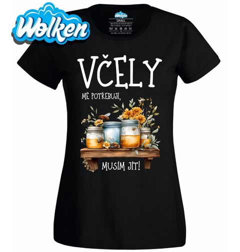 Obrázek produktu Dámské tričko Včely mě potřebují, musím jít!