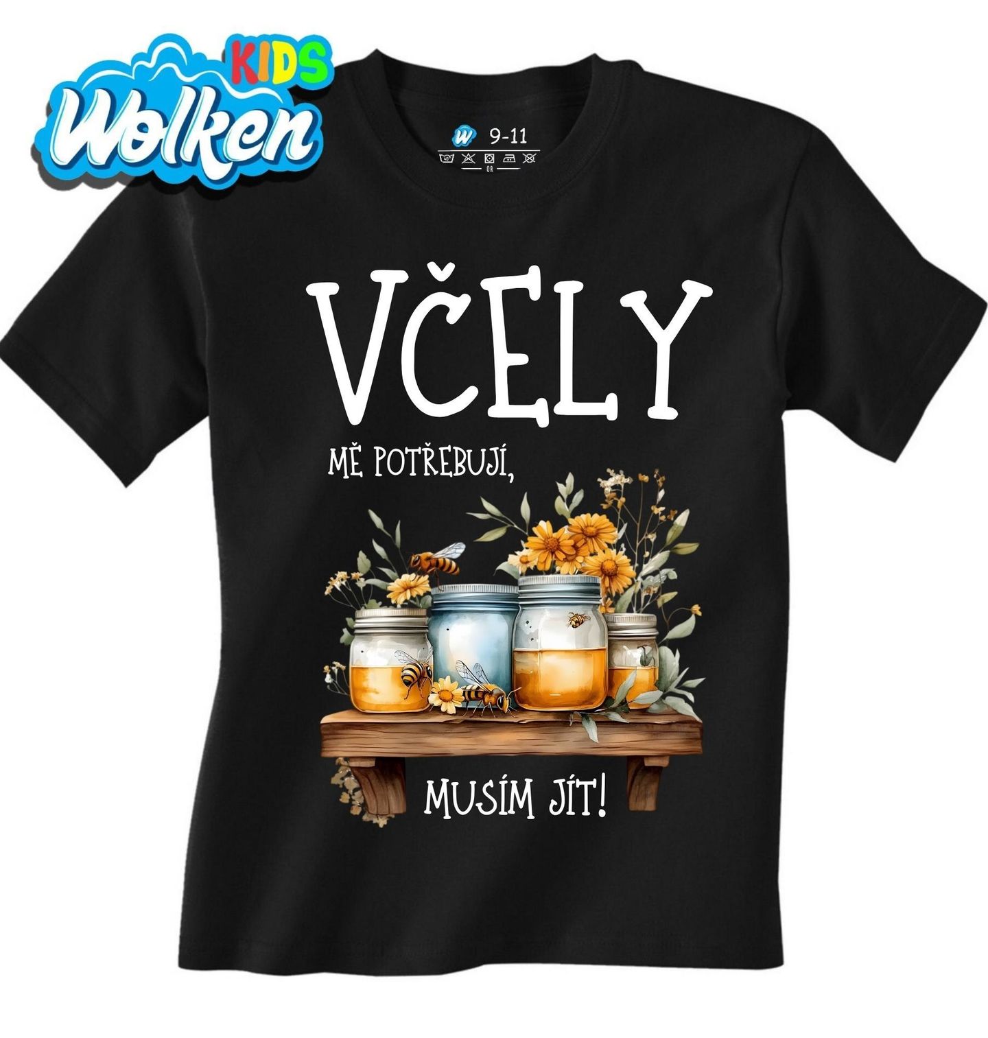 Dětské tričko Včely mě potřebují, musím jít!.jpg