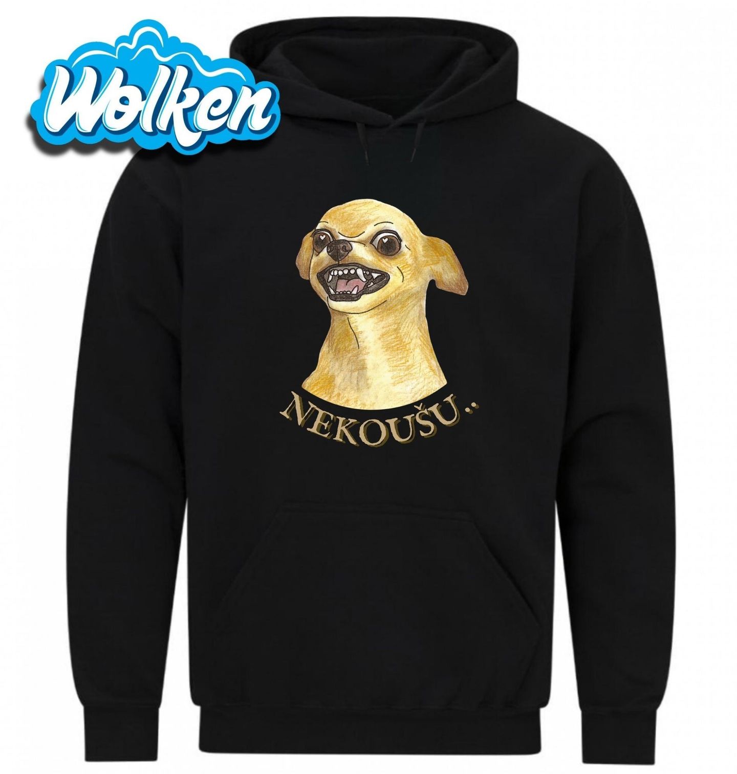 Mikina Agresivní Čivava Nekoušu….jpg