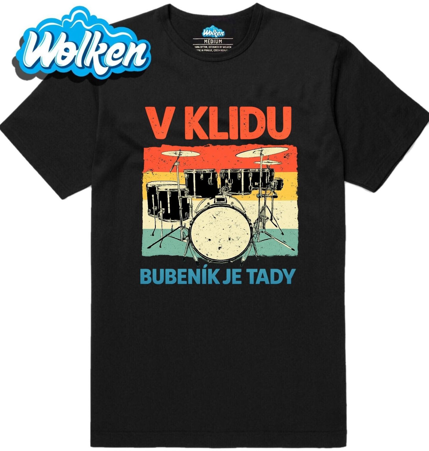Pánské tričko V klidu, bubeník je tady.jpg