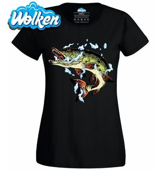 Dámské tričko Dravá Štika obecná.jpg