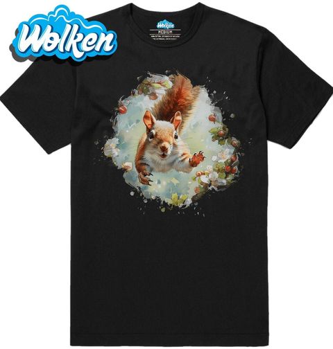 Obrázek produktu Pánské tričko Hravá Veverka v Lese