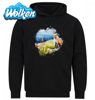 Mikina Liška na Břehu Lesního Jezera.jpg