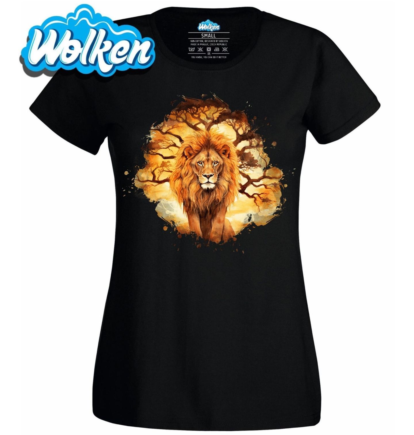 Dámské tričko Lví Král savany.jpg