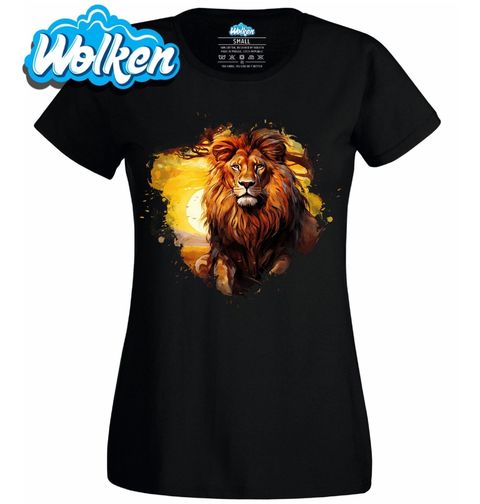 Obrázek produktu Dámské tričko Lev při Západu Slunce