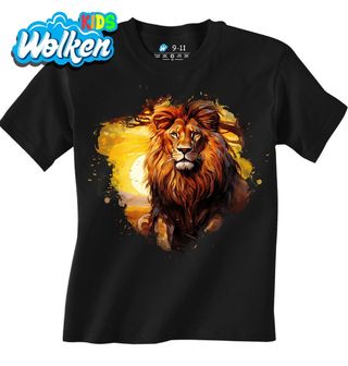 Dětské tričko Lev při Západu Slunce.jpg