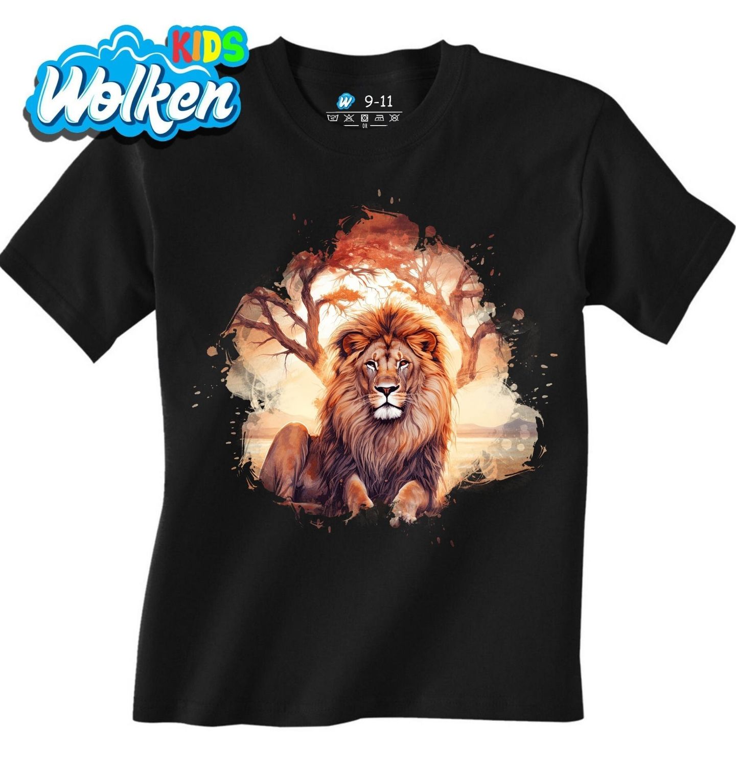 Dětské tričko Lev Král africké savany.jpg