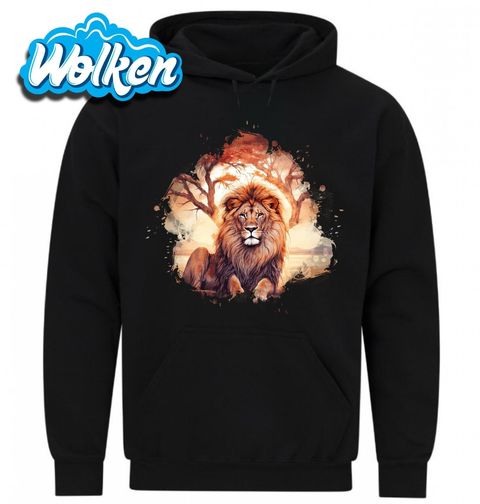 Obrázek produktu Pánská mikina Lev Král africké savany