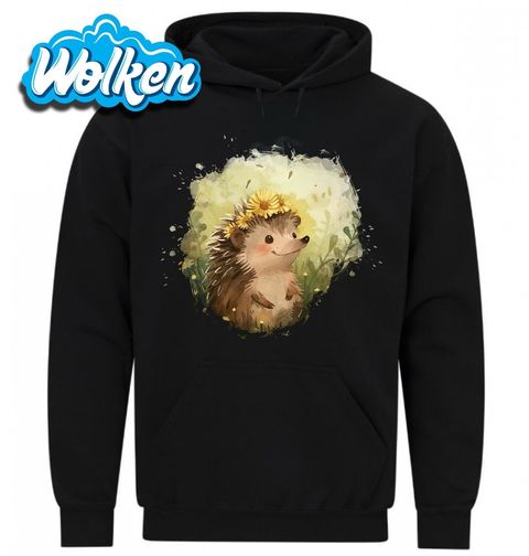 Obrázek produktu Pánská mikina Usměvavý Ježek v Květinách