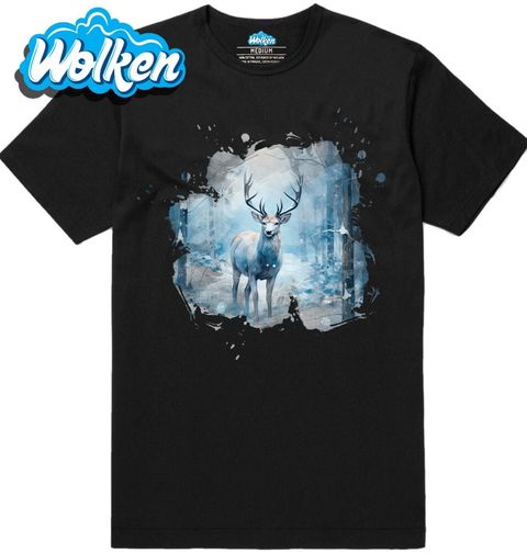 Obrázek produktu Pánské tričko Jelen v Zasněženém Lese