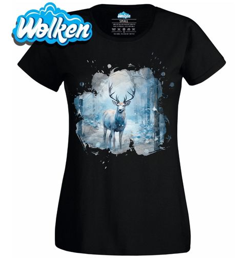 Obrázek produktu Dámské tričko Jelen v Zasněženém Lese