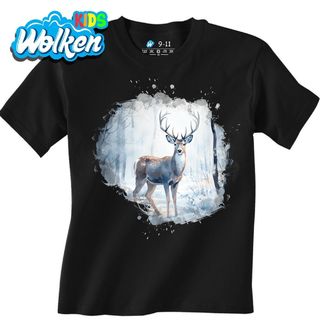 Dětské tričko Jelen v Zimním Lese.jpg