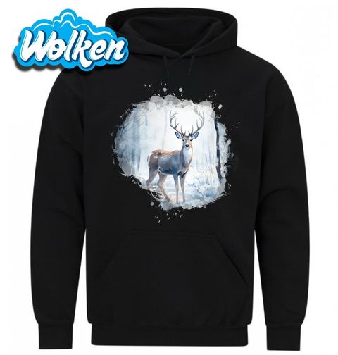 Obrázek produktu Pánská mikina Jelen v Zimním Lese