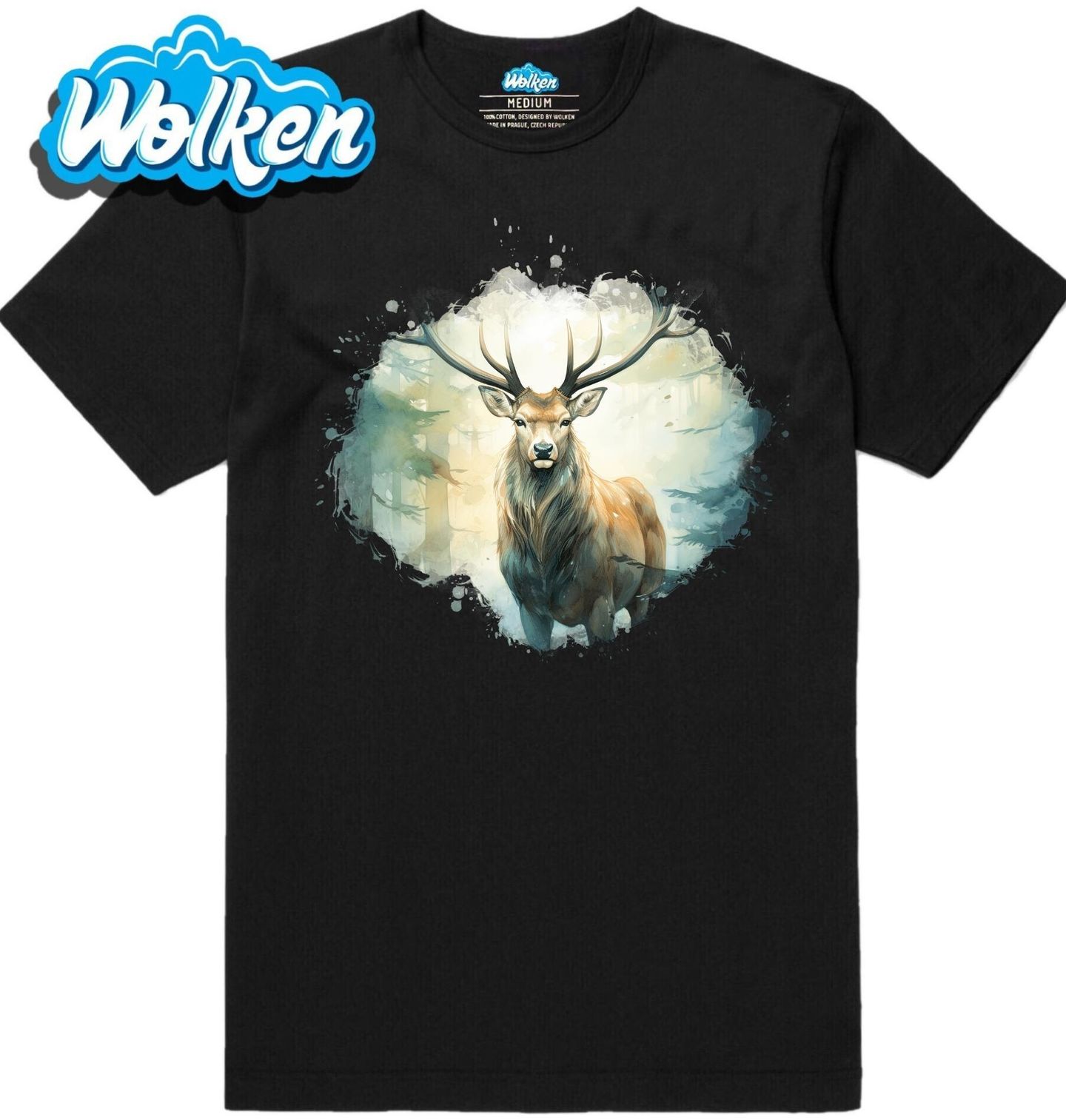 Pánské tričko Jelen evropský v Lese.jpg