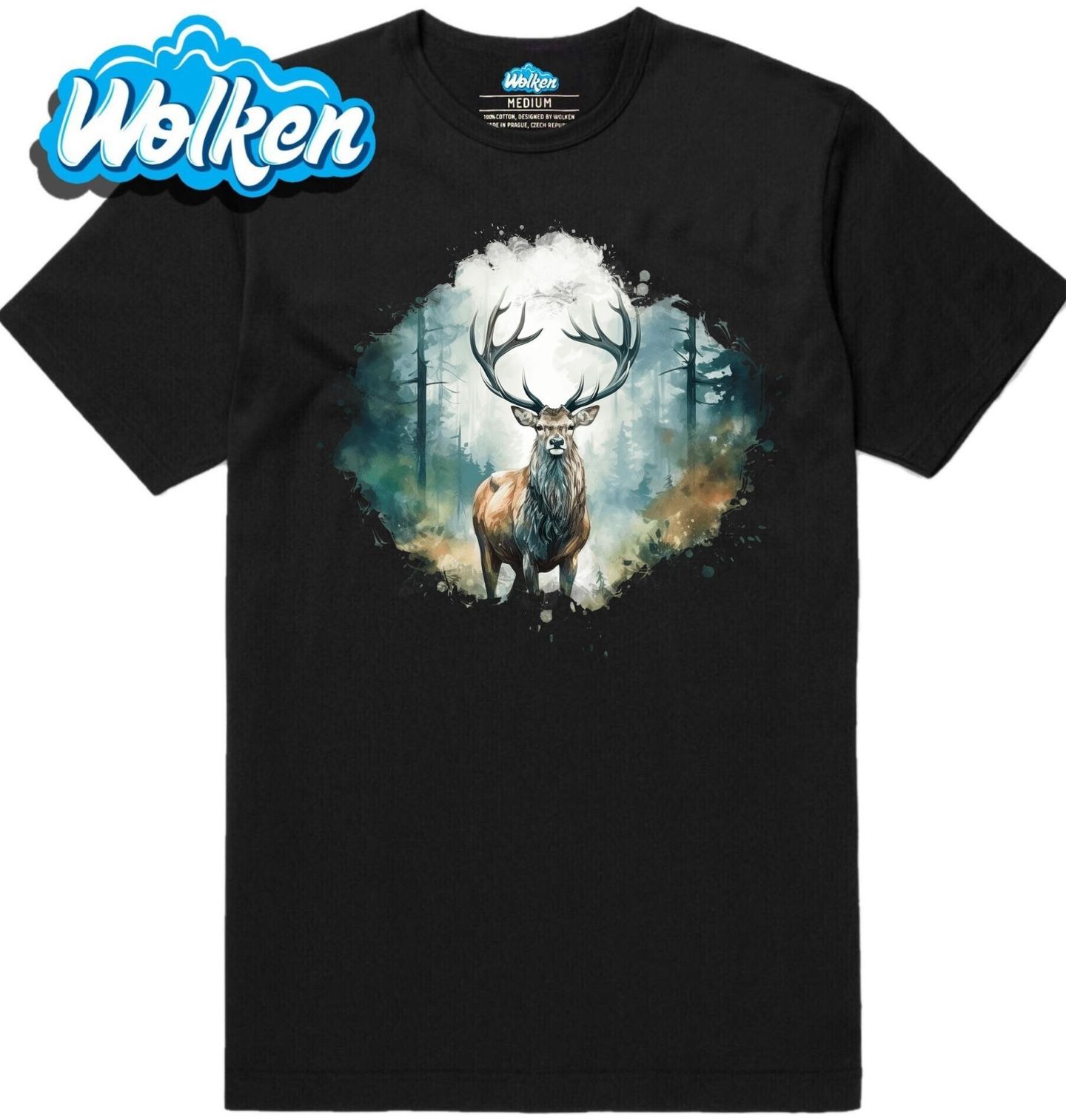 Pánské tričko Jelen evropský Strážce Lesa.jpg